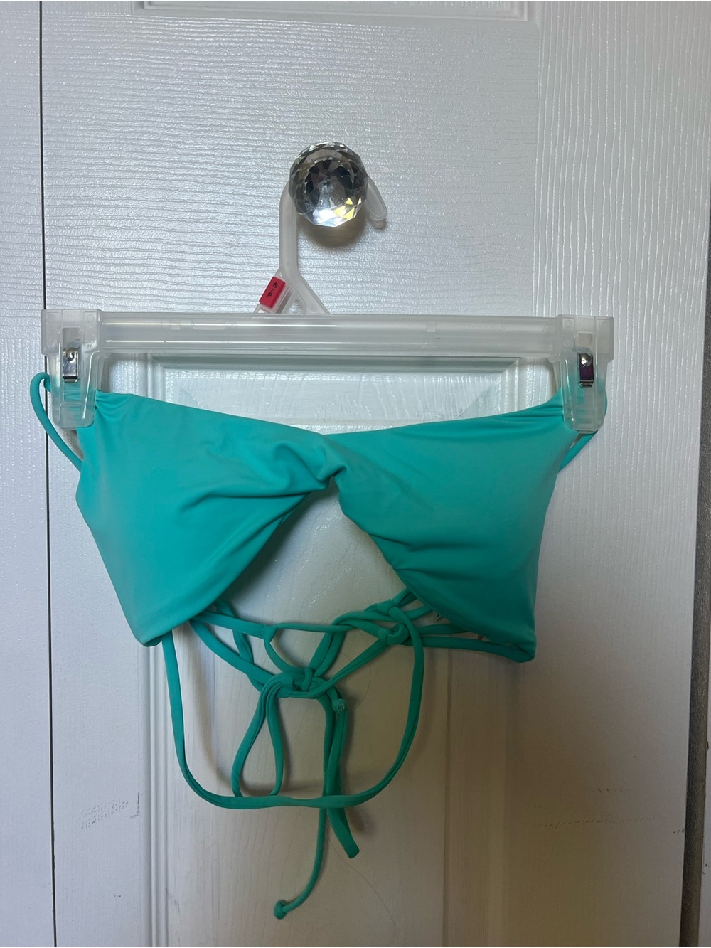 Teal bikini top